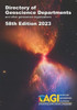 Directory Of Geoscience Departments 2023: 58Th Edition