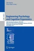 Engineering Psychology And Cognitive Ergonomics: 20Th International Conference, Epce 2023, Held As Part Of The 25Th Hci International Conference, Hcii ... I (Lecture Notes In Computer Science, 14017)