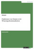 Funktionen Von Emojis In Der Whatsapp-Kommunikation (German Edition)