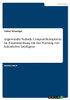 Angewandte Statistik. Computerkompetenz Im Zusammenhang Mit Der Nutzung Von Künstlicher Intelligenz (German Edition)