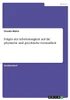 Folgen Der Arbeitslosigkeit Auf Die Physische Und Psychische Gesundheit (German Edition)