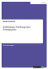 Krafttraining. Erstellung Eines Trainingsplans (German Edition)