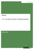 #1 Von Karen Köhler. Erzähltextanalyse (German Edition)