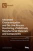 Advanced Characterization And On-Line Process Monitoring Of Additively Manufactured Materials And Components