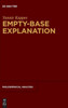 Empty-Base Explanation (Philosophical Analysis)