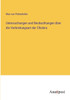 Untersuchungen Und Beobachtungen Über Die Verbreitungsart Der Cholera (German Edition)