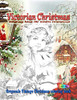 Victorian Christmas coloring book for adults relaxation: Greyscale vintage Christmas coloring book