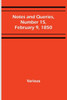 Notes and Queries, Number 15, February 9, 1850