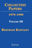 Collected Papers: Volume III 1978-1990