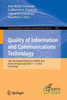 Quality of Information and Communications Technology: 16th International Conference, QUATIC 2023, Aveiro, Portugal, September 11-13, 2023, Proceedings ... in Computer and Information Science, 1871)