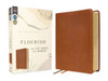 Flourish: The NIV Bible for Women, Leathersoft, Brown, Comfort Print