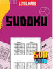 SUDOKU Book for Adults: Hard Sudoku Games for Adults, Sudoku Puzzle Books, 500 Puzzle Sudoku