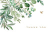 Eucalyptus Thank You Note Cards (14 cards, 15 self-sealing envelopes)