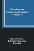 Miscellaneous Writings And Speeches (Volume 3)