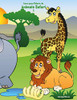 Livro para Colorir de Animais Safari 1 (Portuguese Edition)