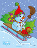 Livro para Colorir de Neve 1 (Portuguese Edition)