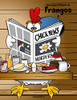 Livro para Colorir de Frangos 4 (Portuguese Edition)