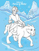 Malbuch mit Tieren im Winter 2 (German Edition)