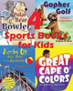 4 Sports Books For Kids: Illustrated For Beginner Readers