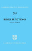 Ridge Functions (Cambridge Tracts In Mathematics, Series Number 205)