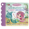 Tuffy Mermaid's First Words Book - Washable, Chewable, Unrippable Pages With Hole For Stroller Or Toy Ring, Teether Tough, (A Tuffy Book)