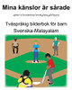 Svenska-Malayalam Mina kanslor ar sÃ¥rade TvÃ¥sprÃ¥kig bilderbok för barn (Swedish Edition)