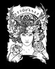 Book of Shadows: Art Nouveau Witch 8" x 10" 152 Spell Cast Papers