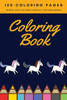 120 Coloring pages simple big pictures perfect for beginners Coloring book: Coloring book / 120 pages, 6×9, Unicorn, Animals, Jobs, Gifts, Beginners, 2020 Gift Ideas