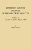 Jefferson County, Georgia, Superior Court Minutes, Volume I: October 11, 1796-May 5, 1800