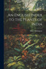 An English Index To The Plants Of India