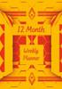 12 Month Weekly Planner