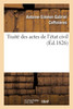 Traité Des Actes De L'État Civil (French Edition)