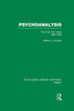 Psychoanalysis (Rle: Freud) (Routledge Library Editions: Freud)