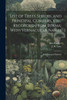 List Of Trees, Shrubs, And Principal Climbers, Etc., Recorded From Burma: With Vernacular Names: And Principal Climbers