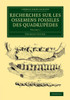 Recherches Sur Les Ossemens Fossiles Des Quadrupèdes (Cambridge Library Collection - Earth Science) (Volume 3)