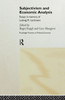 Subjectivism And Economic Analysis (Routledge Frontiers Of Political Economy)