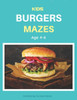 Kids Burger Mazes Age 4-6: A Maze Activity Book For Kids, Cool Egg Mazes For Kids Ages 4-6