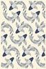 Japanese Koi Pattern: Paper Games Tic Tac Toe (6x9 Inches) with 120 Pages