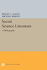 Social Science Literature: A Bibliography For International Law (Princeton Legacy Library, 1290)