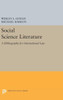 Social Science Literature: A Bibliography For International Law (Princeton Legacy Library, 1290)