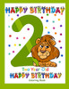 Two Year Old Coloring Book Happy Birthday: Coloring Book for Two Year Old (Birthday Coloring Books)