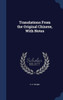 Translations From The Original Chinese, With Notes