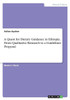 A Quest For Dietary Guidance In Ethiopia. From Qualitative Research To A Guidelines Proposal