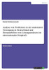Analyse Von Problemen In Der Stationären Versorgung In Deutschland Und Herausarbeiten Von Lösungsansätzen Im Internationalen Vergleich (German Edition)