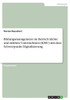 Bildungsmanagement Im Bereich Kleine Und Mittlere Unternehmen (Kmu) Mit Dem Schwerpunkt Digitalisierung (German Edition)
