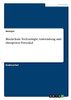 Blockchain. Technologie, Anwendung Und Disruptives Potential (German Edition)