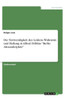Die Notwendigkeit Des Leidens. Wahnsinn Und Heilung In Alfred Döblins Berlin Alexanderplatz (German Edition)