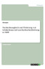 Nachteilsausgleich Und Förderung Von Schülerinnen Mit Lese-Rechtschreibstörung In Nrw (German Edition)