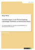 Veränderungen In Der Wertschöpfung Zukünftiger Mobilität Im Individualverkehr: Die Elektromobilität Der Deutschen Automobilindustrie Im Internationalen Wettbewerb (German Edition)