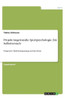 Projekt Angewandte Sportpsychologie. Ein Selbstversuch: Progressive Muskelentspannung Nach Jacobson (German Edition)